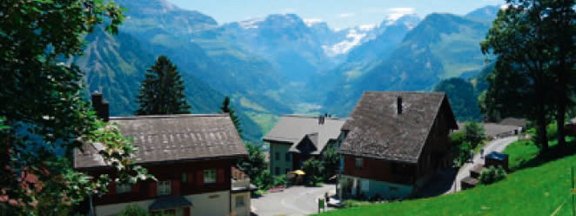 Healing climatic health resort Braunwald