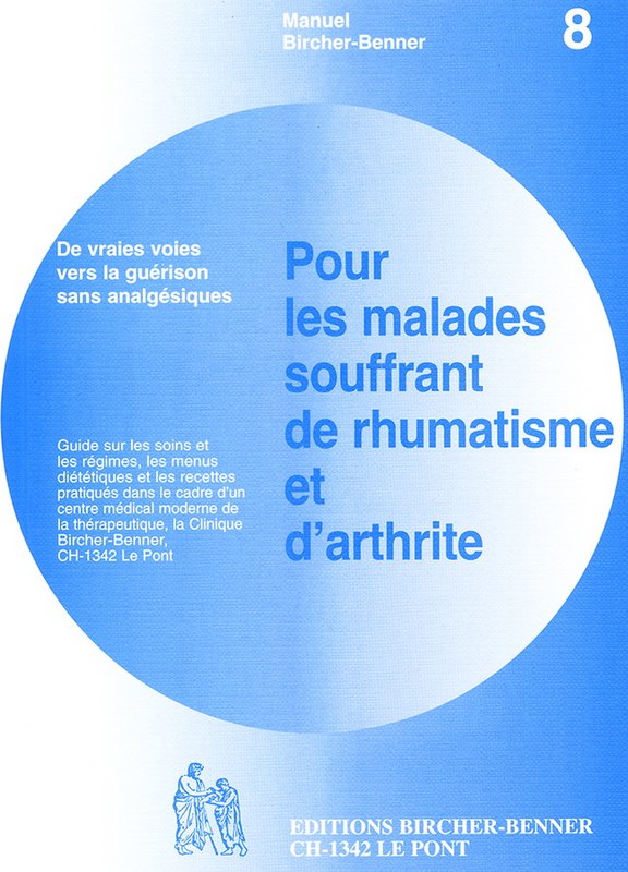 [Translate to Französisch:] Bircher-Benner Manuel pour les malades souffrant de rhumatisme et d'arthrite   